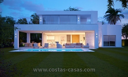 Stylish Modern Designer Villa for Sale, Newly Build, in East Marbella 