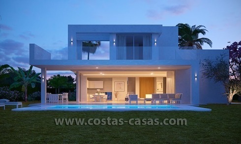 New Contemporary Villa for Sale with Huge Terraces in East Marbella 