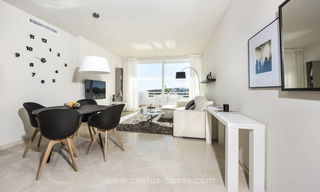 Contemporary Mediterranean style apartments for sale with their own private lagoon on the Costa del Sol 20070 