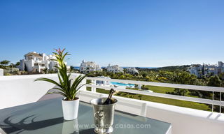 Contemporary Mediterranean style apartments for sale with their own private lagoon on the Costa del Sol 20073 