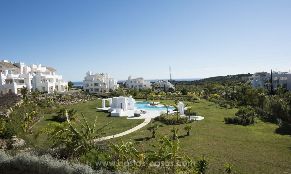 Contemporary Mediterranean style apartments for sale with their own private lagoon on the Costa del Sol 20074