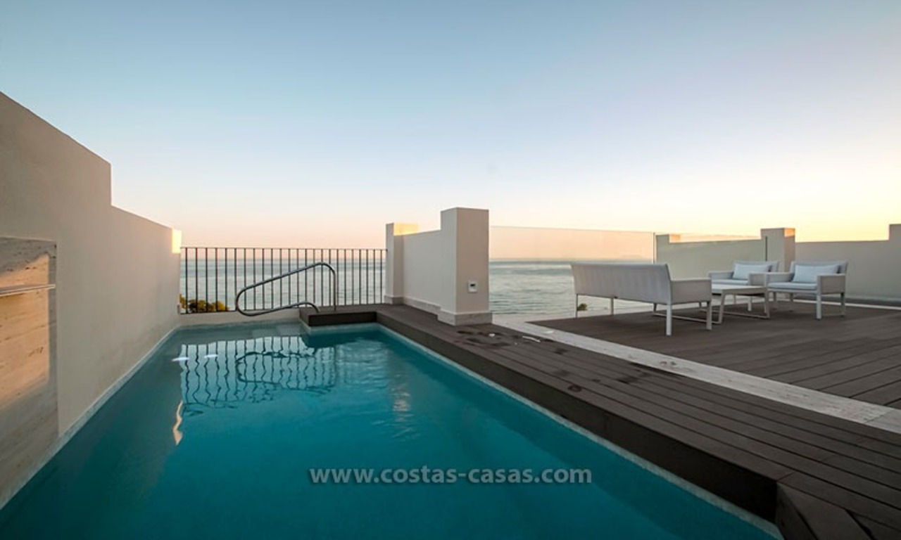 Resale: Exclusive Beachfront Modern Penthouse, New Golden Mile, Marbella – Estepona 20