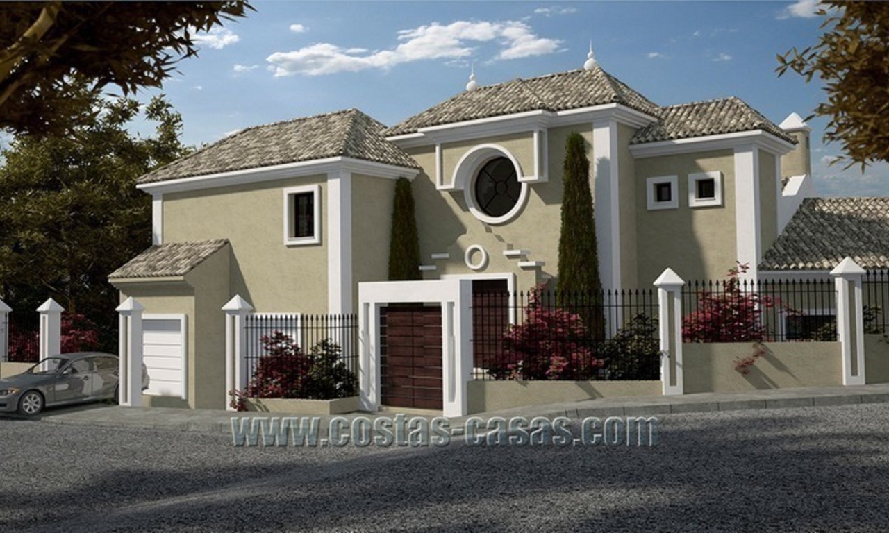 For Sale: New Contemporary Andalusian Villa in Marbella 1