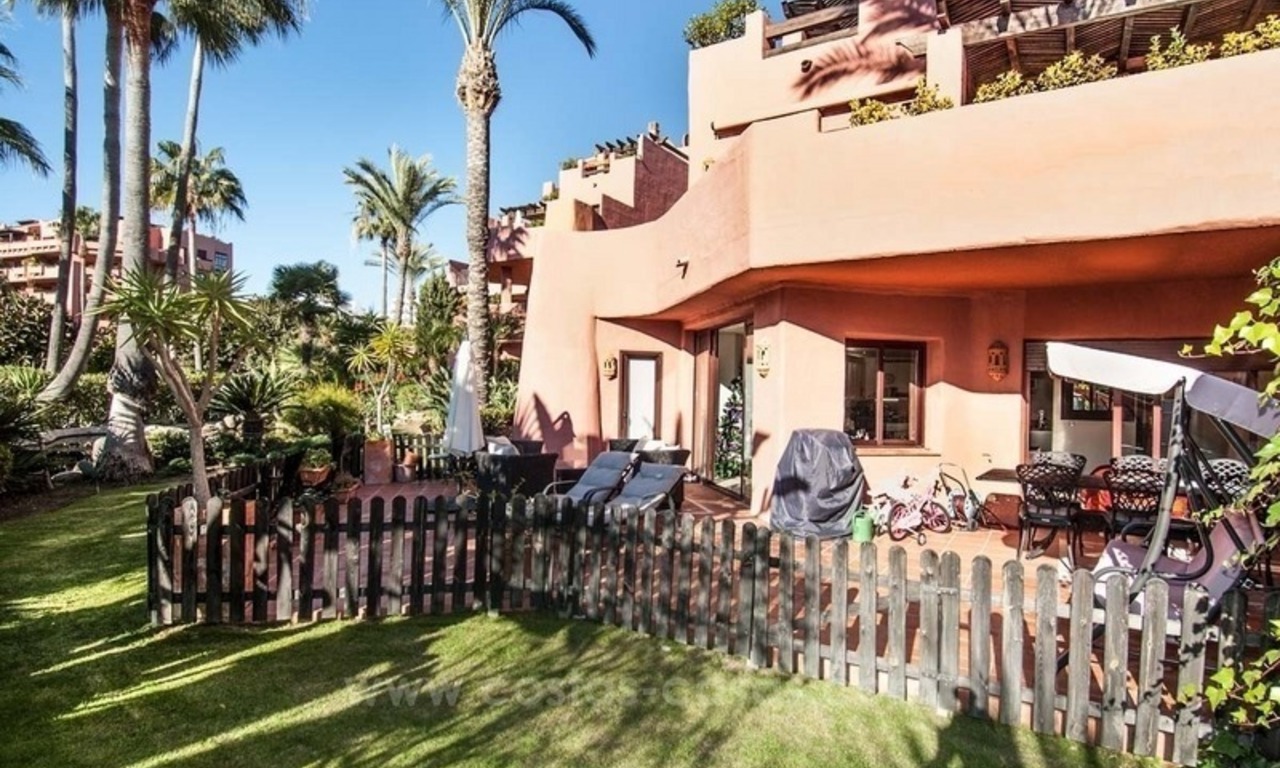 Luxury garden apartment for sale, frontline beach complex, New Golden Mile, Marbella - Estepona 15