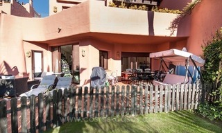 Luxury garden apartment for sale, frontline beach complex, New Golden Mile, Marbella - Estepona 14