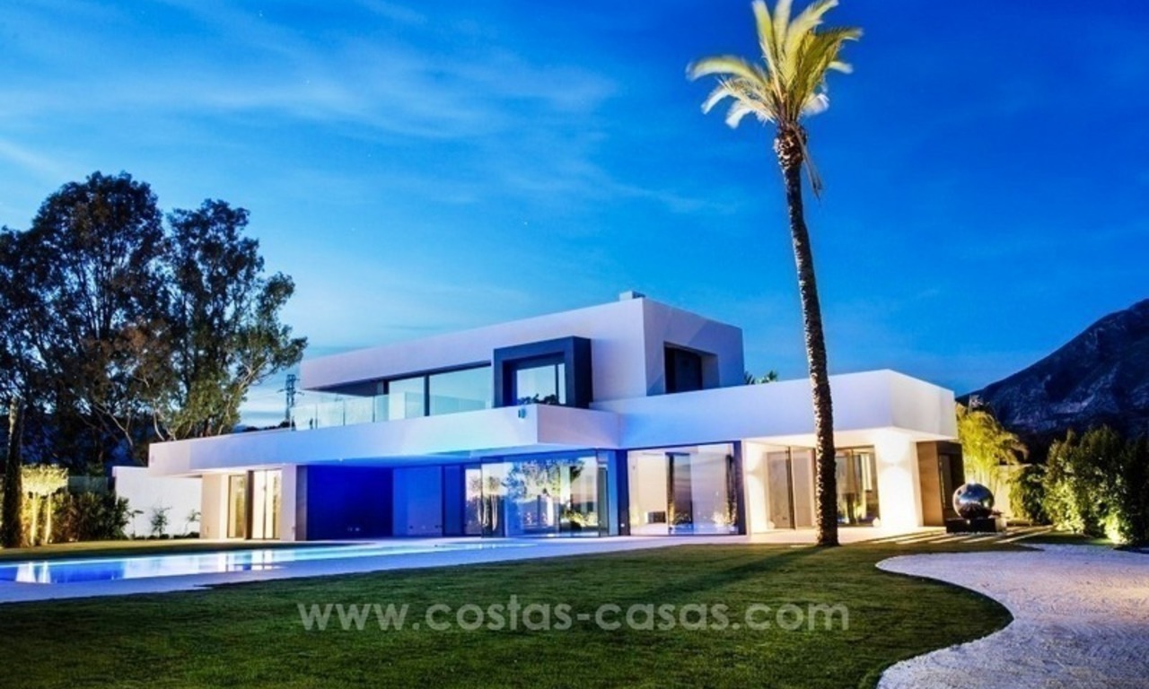 For sale in Marbella on the Golden Mile: New Modern Villa 5