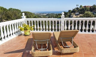 For Sale in El Madroñal - Benahavis - Marbella: A charming 4 bedroom villa in the exclusive gated community with excellent sea views 11