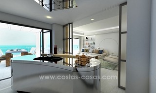 New luxury modern beachfront apartments for sale in Estepona 6
