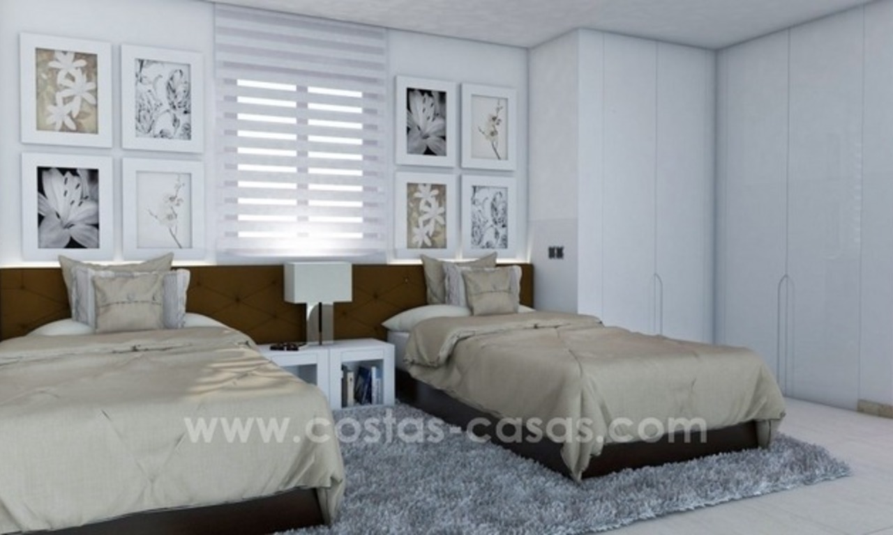 New luxury modern beachfront apartments for sale in Estepona 9