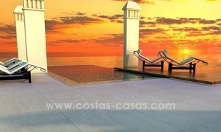 New luxury modern beachfront apartments for sale in Estepona 13