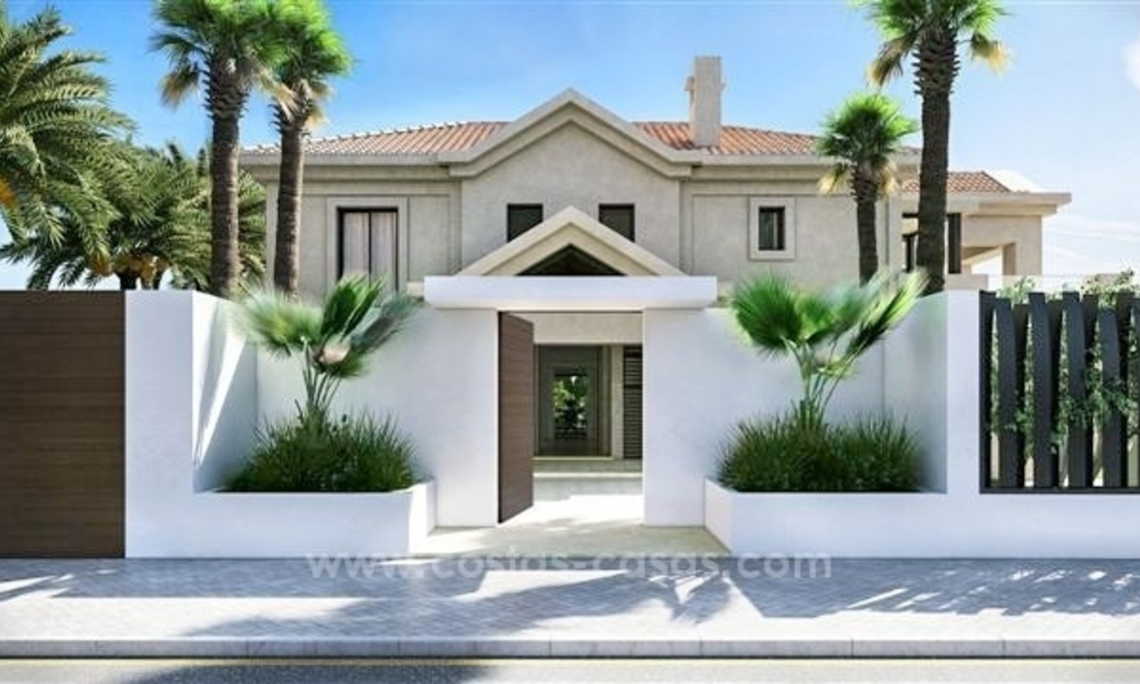 Contemporary style villa for sale in Marbella Club on the Golden Mile 3