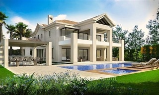 Contemporary style villa for sale in Marbella Club on the Golden Mile 1