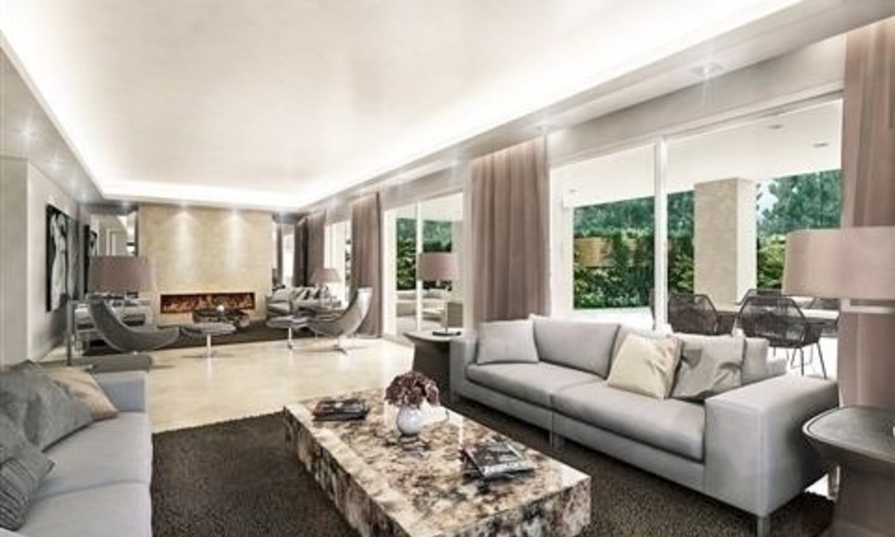 Contemporary style villa for sale in Marbella Club on the Golden Mile 4