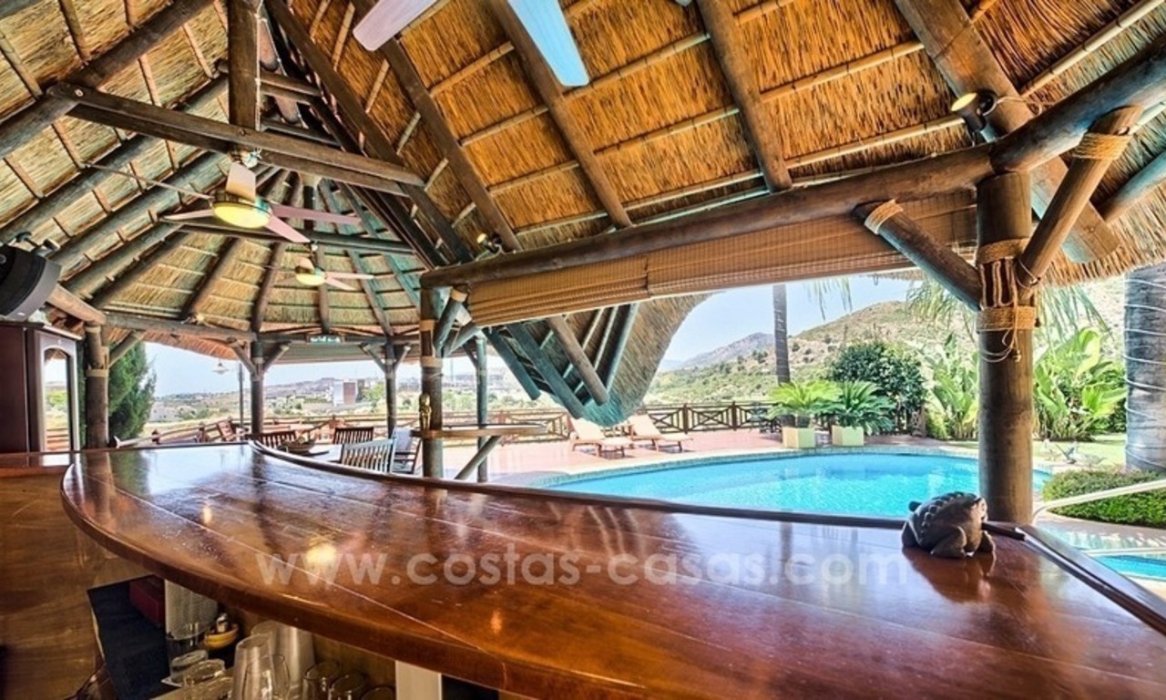 Villa for sale in a gated community with sea views in Benahavis – Marbella 1
