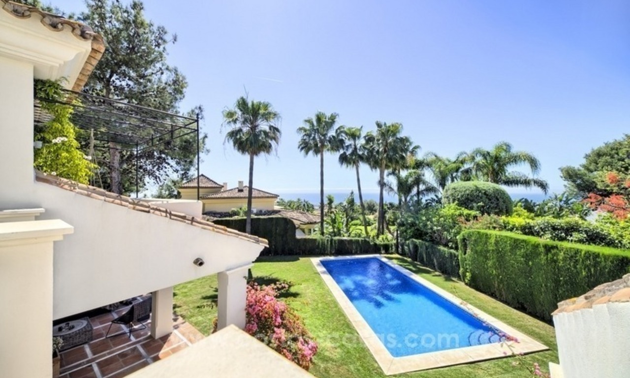 Renovated villa for sale in prestigious gated community Altos Reales on the Golden Mile in Marbella 12