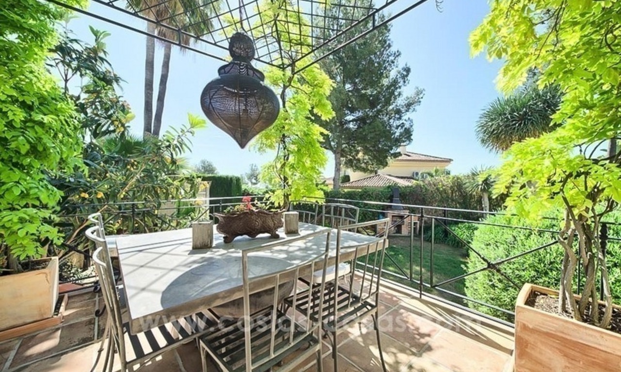 Renovated villa for sale in prestigious gated community Altos Reales on the Golden Mile in Marbella 11