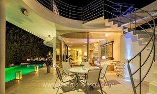 For Sale in Nueva Andalucia, Marbella: Designer Villa with panoramic golf, mountain and sea views 14