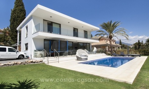Brand new modern villa for sale in Nueva Andalucia, Marbella 