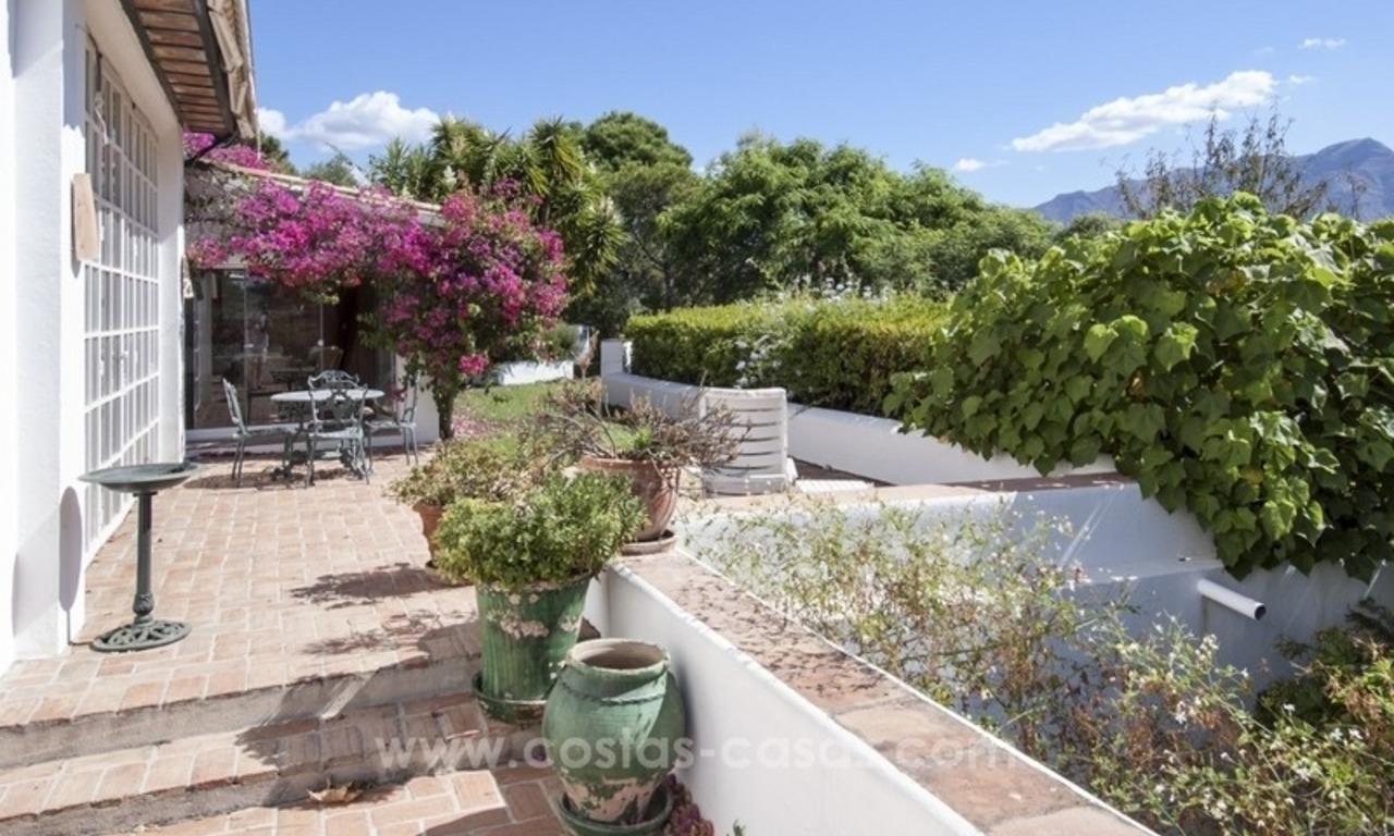 Superb and elegant Provence Charm villa for sale in exclusive El Madroñal, Benahavis - Marbella, with exceptional sea views 21