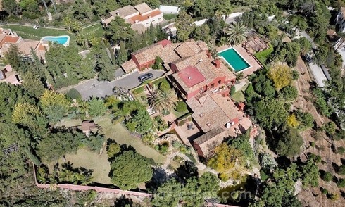 Classical country style villa for sale in El Madroñal, Benahavis - Marbella 