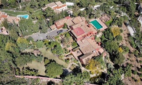 Classical country style villa for sale in El Madroñal, Benahavis - Marbella 