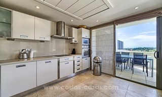 Luxury frontline golf modern penthouse apartment for sale in a 5*golf resort in Benahavis - Marbella 11