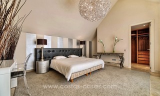 Luxury frontline golf modern penthouse apartment for sale in a 5*golf resort in Benahavis - Marbella 13