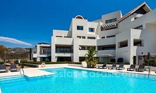 Luxury frontline golf modern penthouse apartment for sale in a 5*golf resort in Benahavis - Marbella 22