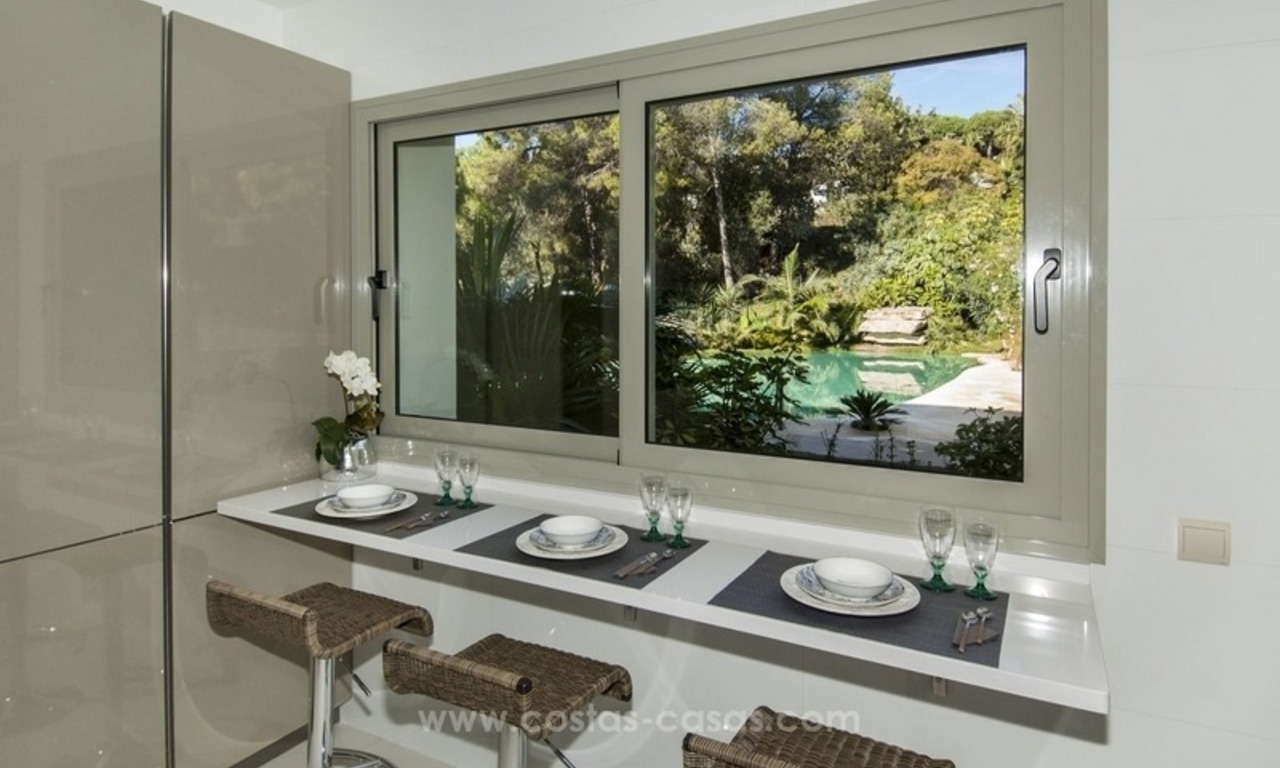 New frontline golf contemporary luxury villa for sale in East Marbella 25