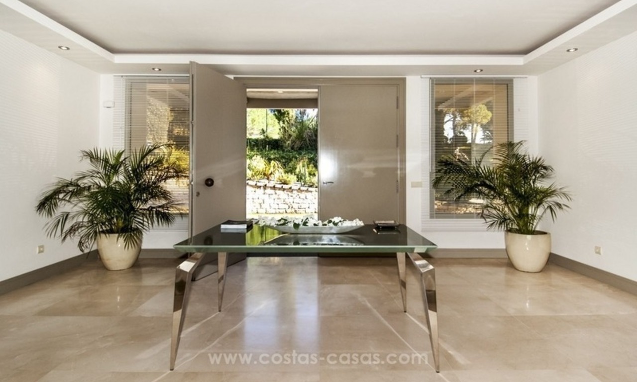 New frontline golf contemporary luxury villa for sale in East Marbella 15