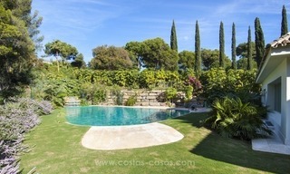 New frontline golf contemporary luxury villa for sale in East Marbella 2