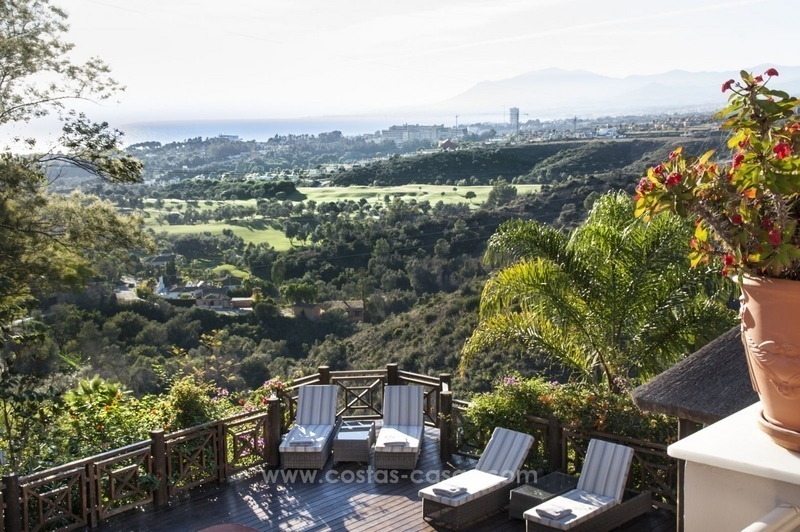 Villa with sea views for sale in East Marbella