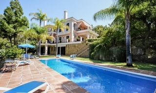 Luxury villa for sale, front line golf, in Marbella East 3