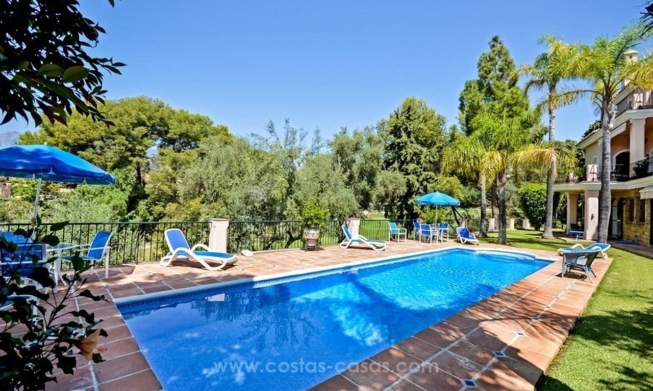 Luxury villa for sale, front line golf, in Marbella East 2
