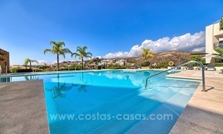 Modern luxury frontline golf ground floor apartment in a 5-star golf resort for sale in Benahavis - Marbella 14