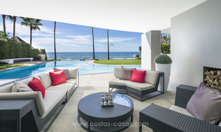 Modern Frontline beach villa for sale on the East of Marbella 14987 