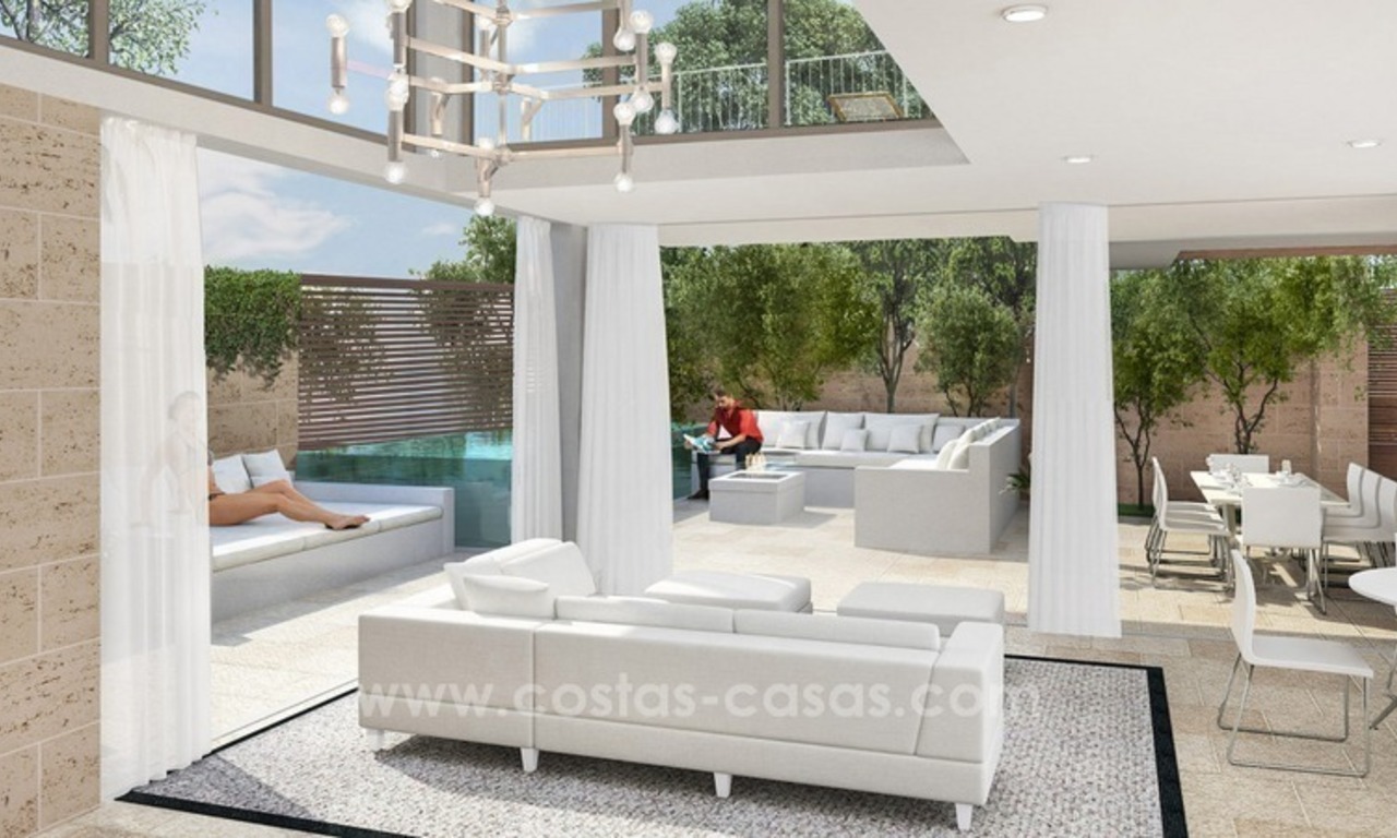For sale in Mijas, Costa del Sol: New luxury modern villas in a resort 1