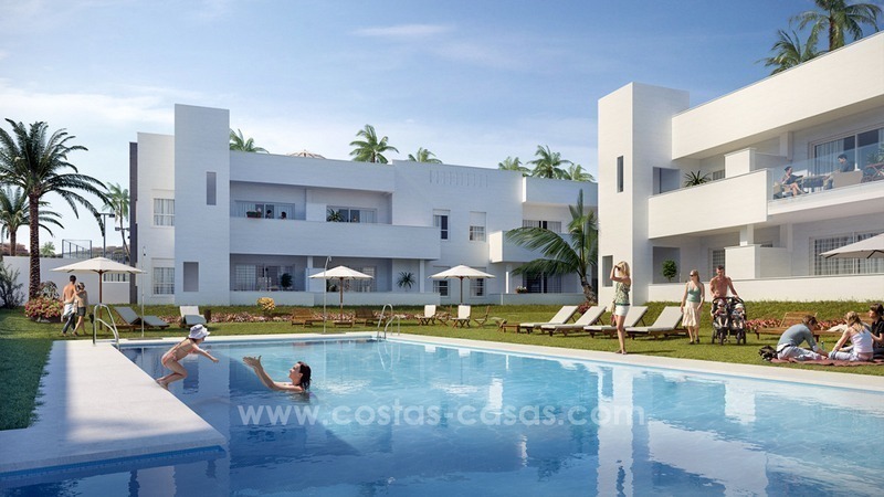New modern 2 or 3 bedrooms apartments for sale in Nueva Andalucía, Marbella