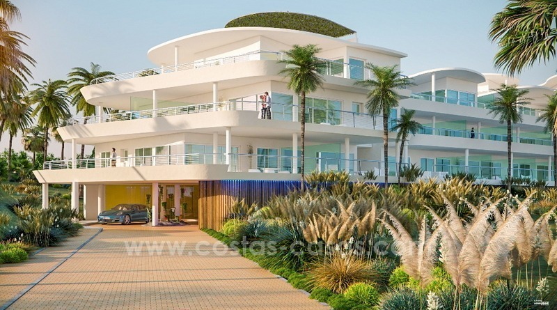 New luxury modern penthouses and apartments for sale in Benalmadena, Costa del Sol