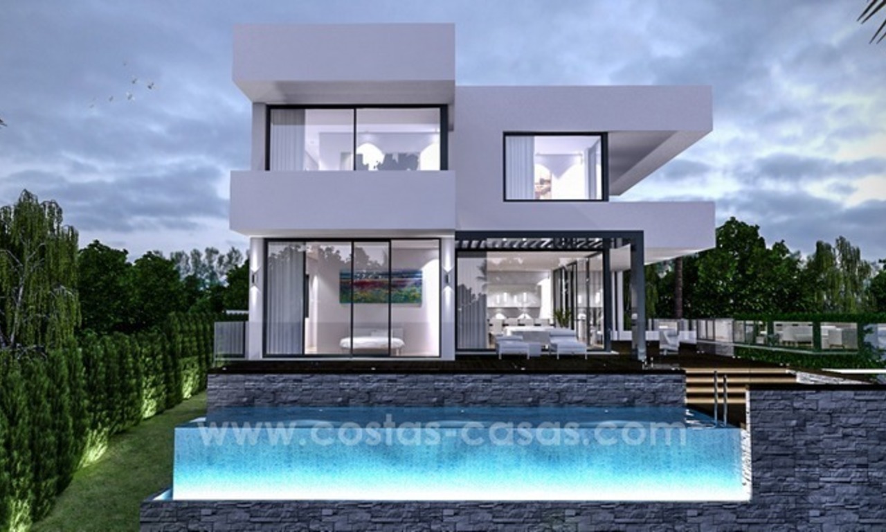For sale in Marbella East: beachside new modern turnkey villa 1