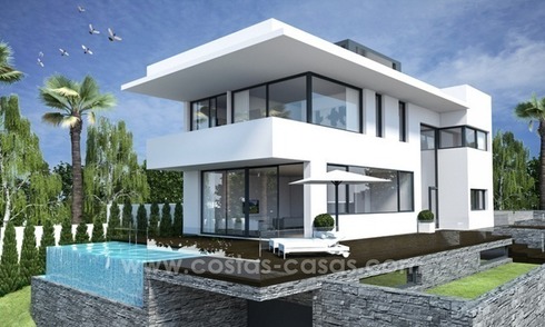 New modern luxury beachside villa for sale in Marbella East 