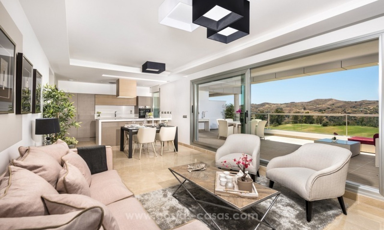 New luxury modern apartments for sale in Mijas golf resort, Costa del sol 15