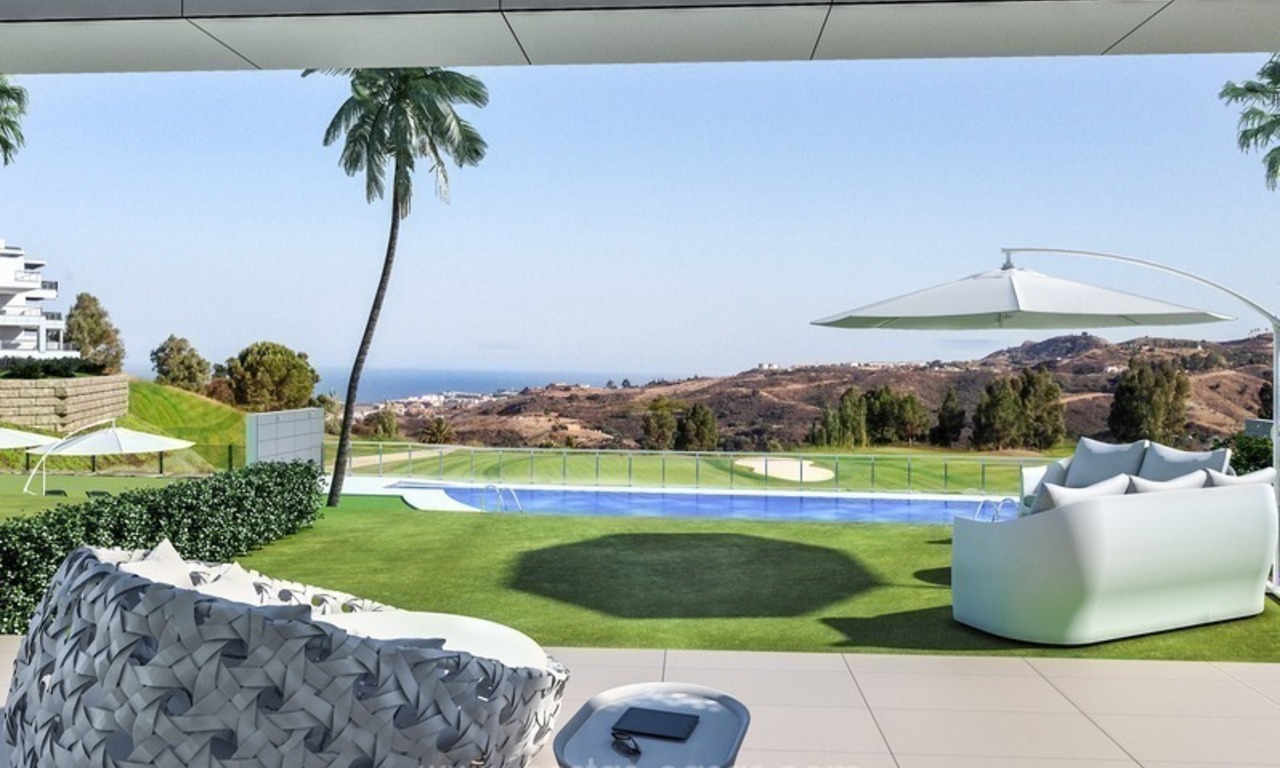 New luxury modern apartments for sale in Mijas golf resort, Costa del sol 2