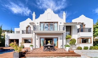 Modern renovated frontline golf villa for sale in Benahavis - Marbella 2