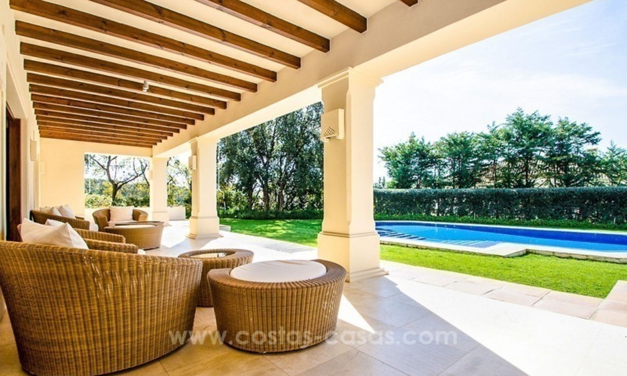 Modern Andalusian style luxury villa for sale on the Golden Mile, Marbella 35