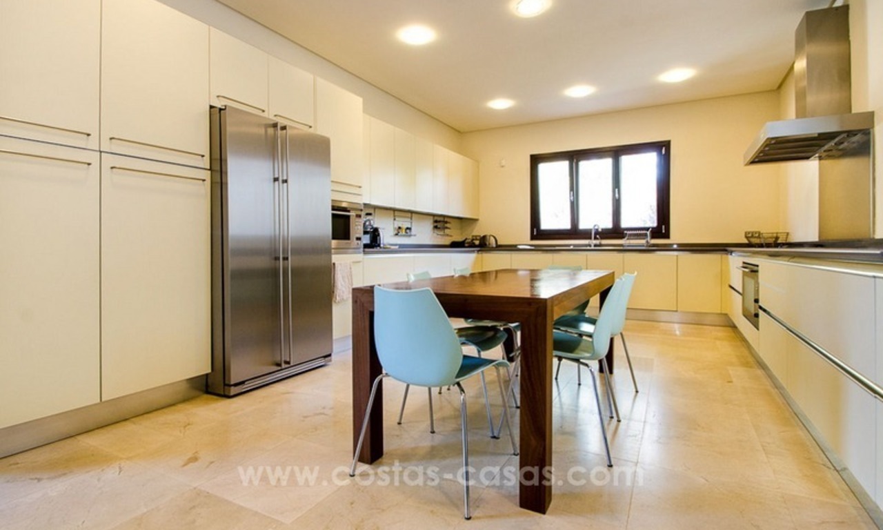 Modern Andalusian style luxury villa for sale on the Golden Mile, Marbella 11