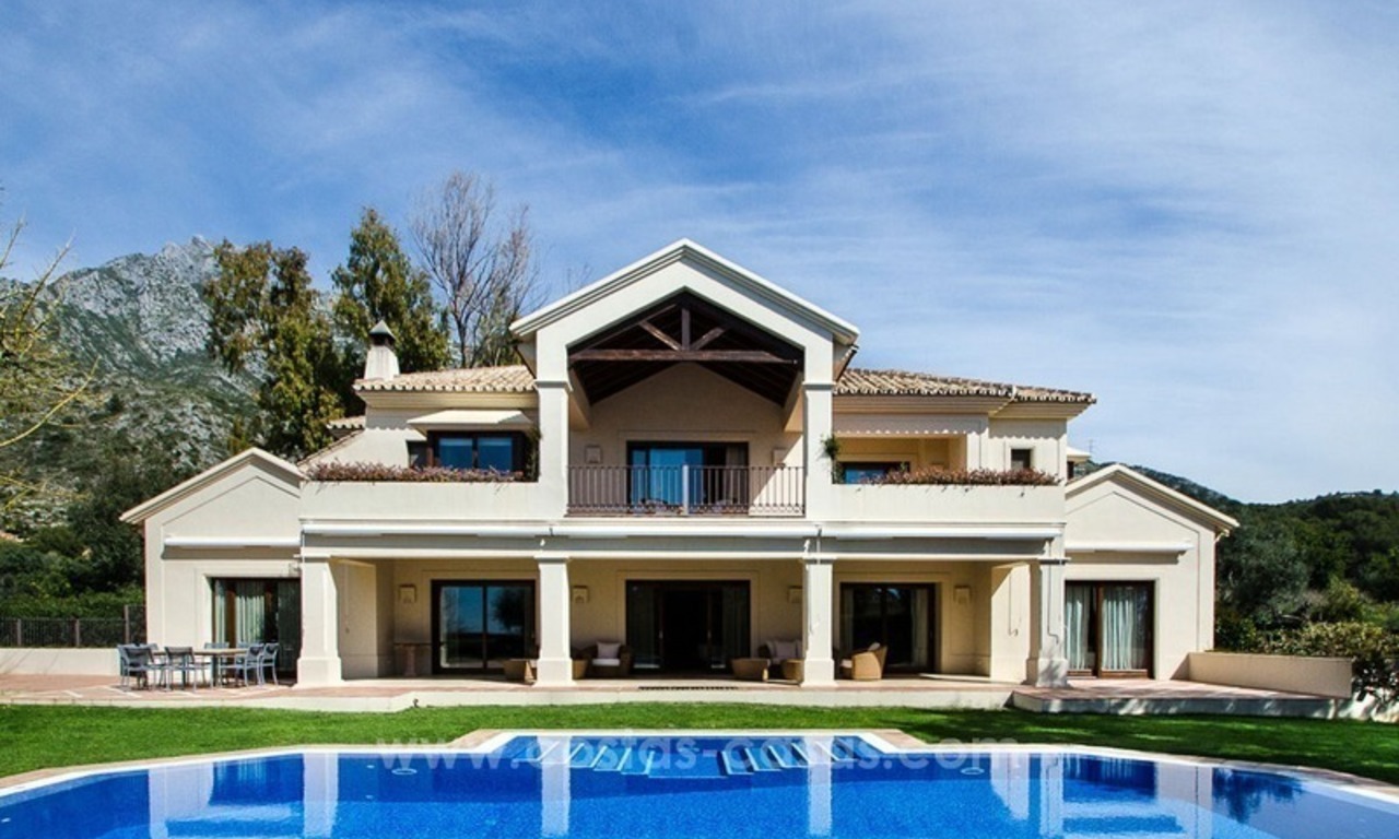 Modern Andalusian style luxury villa for sale on the Golden Mile, Marbella 0