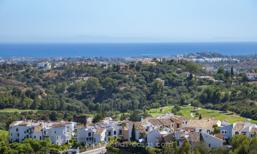 Panoramic sea view modern penthouse apartment for sale in Benahavis, Marbella 20001