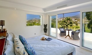 Brand-new contemporary frontline golf villa for sale in Nueva Andalucía, Marbella 13