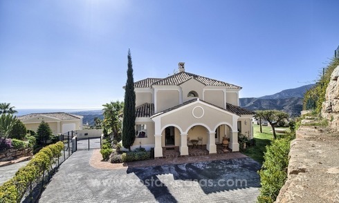 Luxury villa with amazing views for sale above the Golden Mile, Marbella 